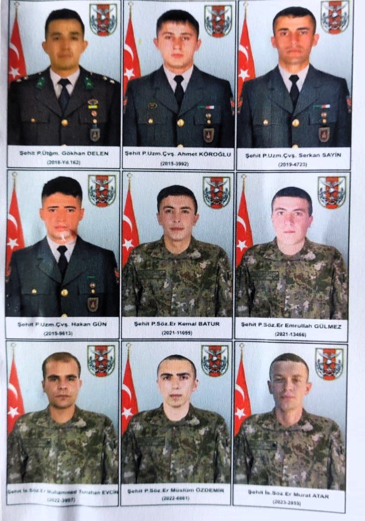 Kahraman şehitlerimiz memleketlerine uğurlandı