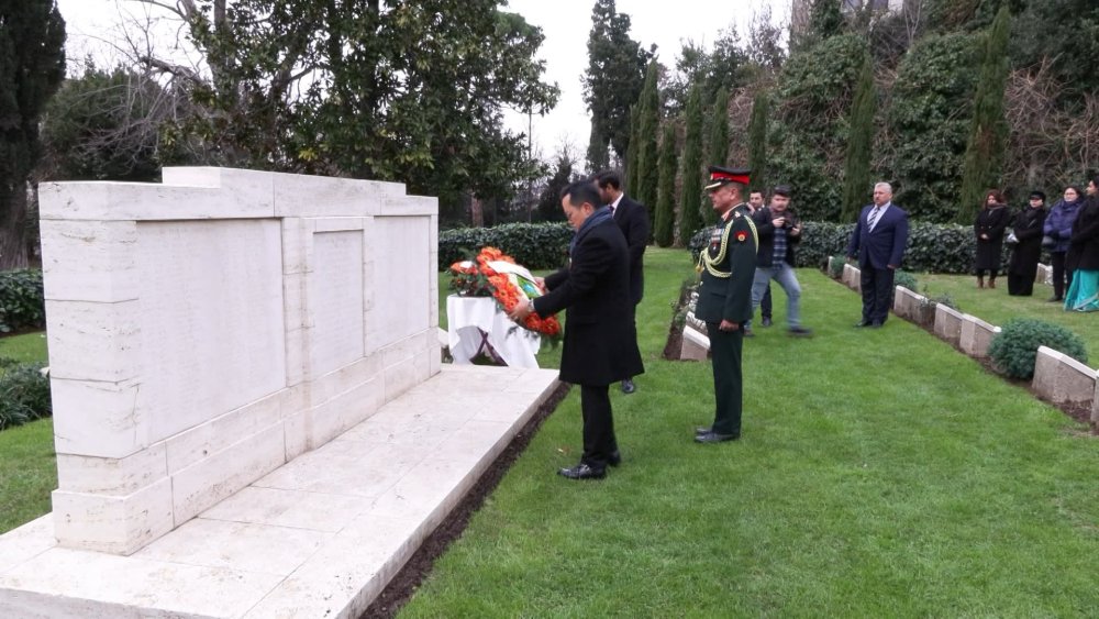 Savaşta hayatını kaybeden Hint askerleri İstanbul'da anıldı