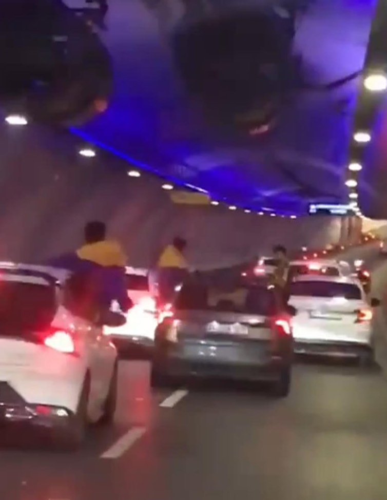 Avrasya Tüneli'nde tehlikeli yolculuk!