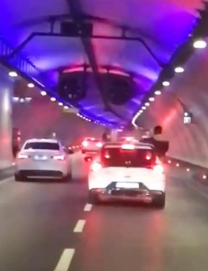 Avrasya Tüneli'nde tehlikeli yolculuk!