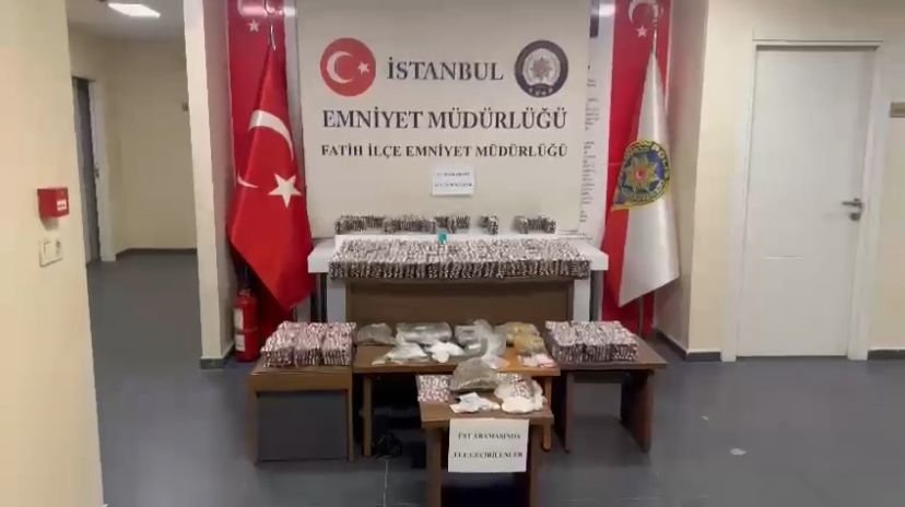 Koliler halinde uyuşturucu hap ele geçirildi