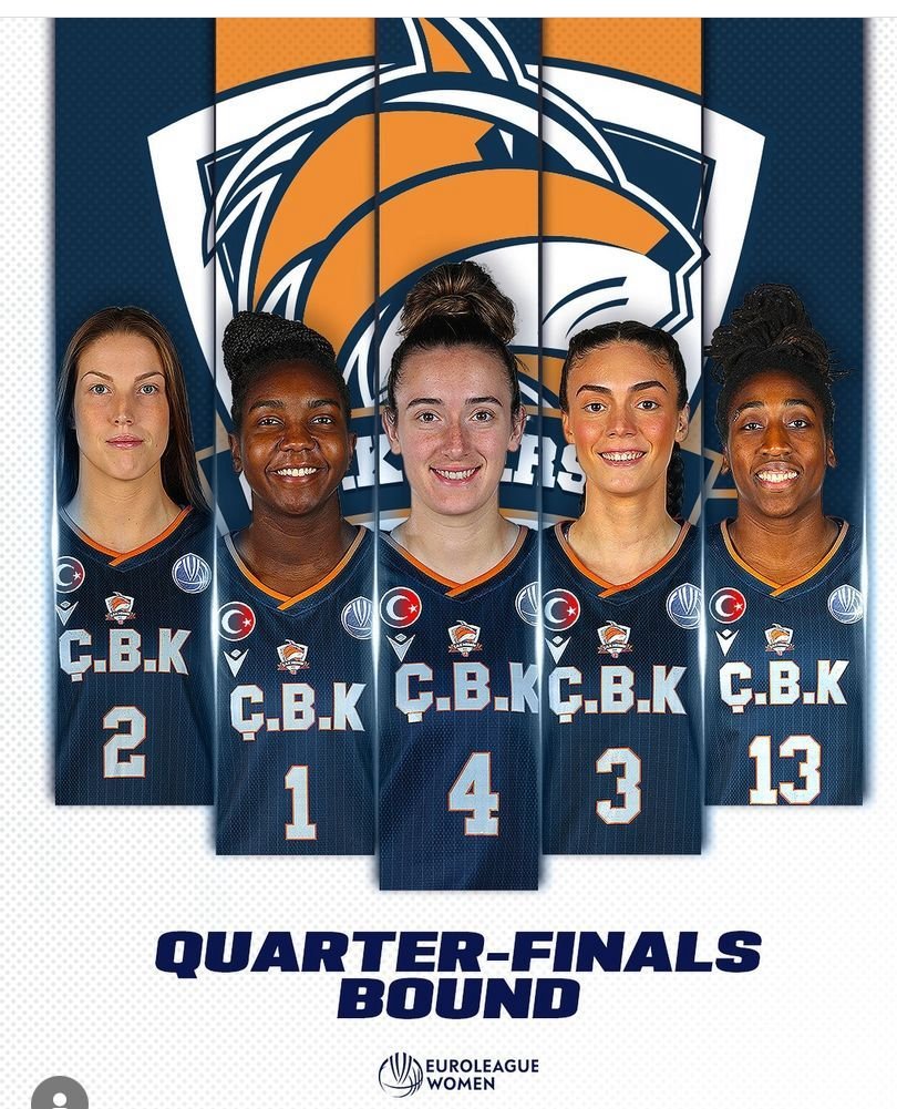 ÇBK Mersin, EuroLeague Kadınlar'da çeyrek finalde