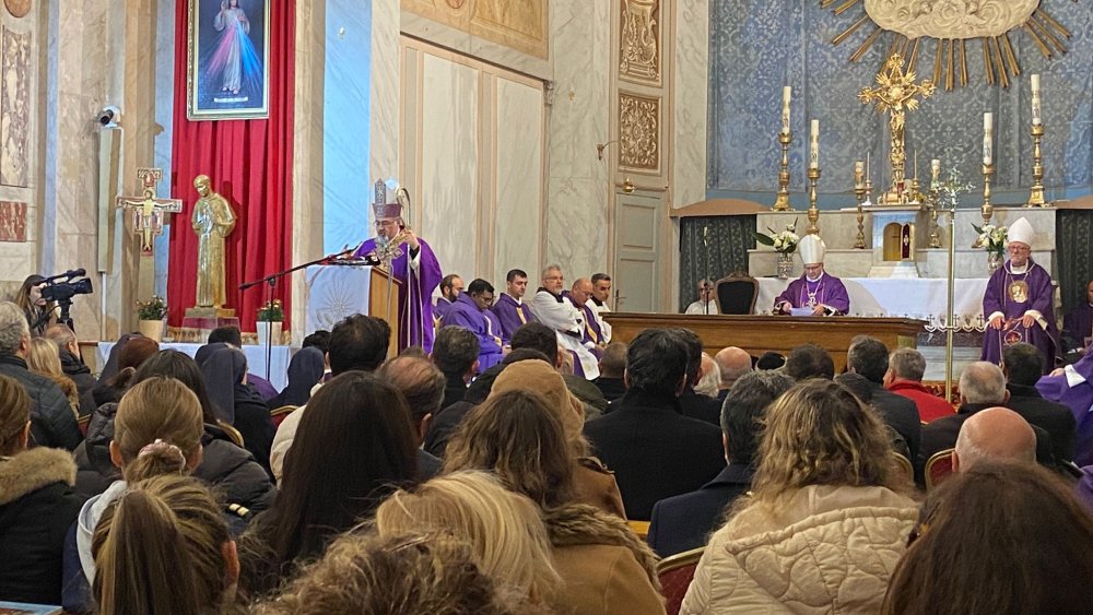 Saldırının ardından Santa Maria'da ilk ayin