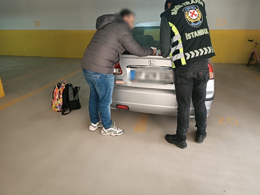 Makas atarak ilerleyen trafik magandalarına ceza yağdı