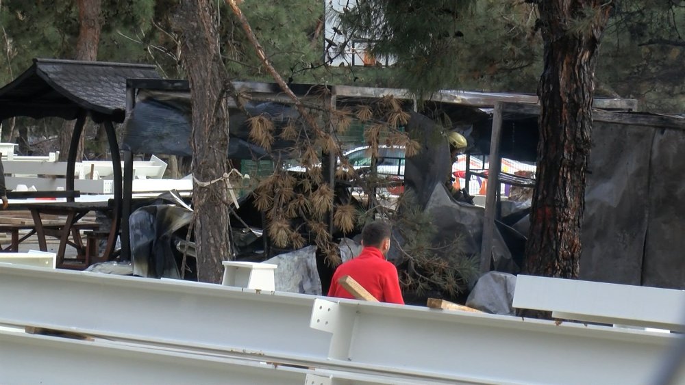 İBB inşaatında yangın!