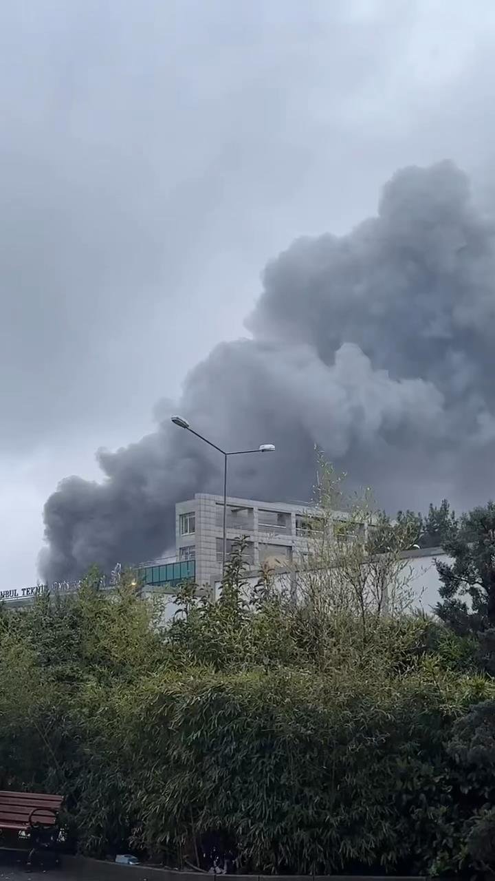 İTÜ kampüsünde yangın!