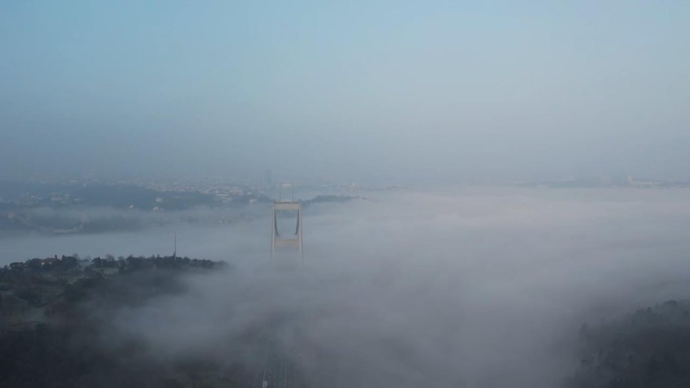 İstanbul'dan sis manzaraları...