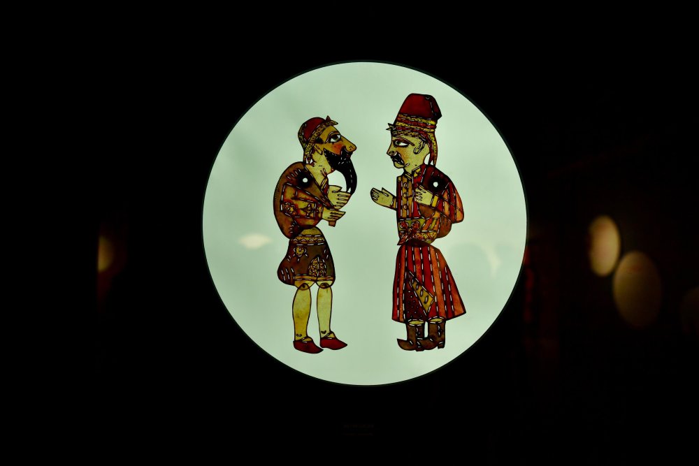 Fatih’te Karagöz sergisi açıldı