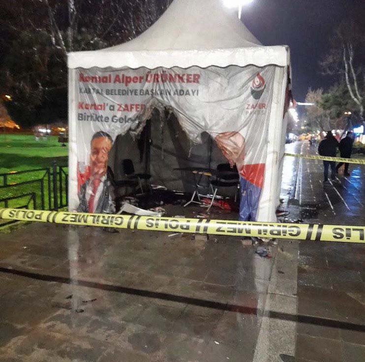 Zafer Partisi seçim çadırının yakılmasında yeni gelişme!