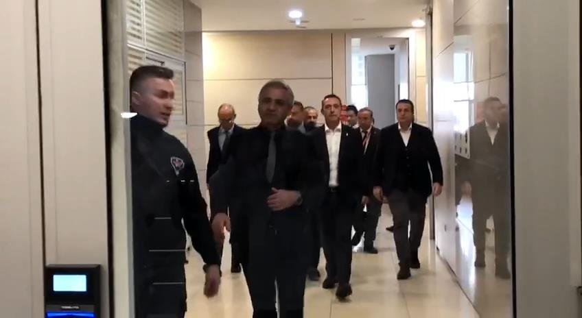 Ali Koç ile Selahattin Baki adliyeye geldi