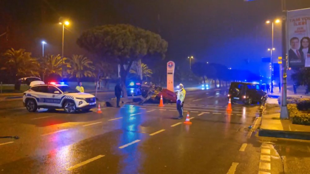 Alkollü sürücü, il başkanının aracına çarptı!