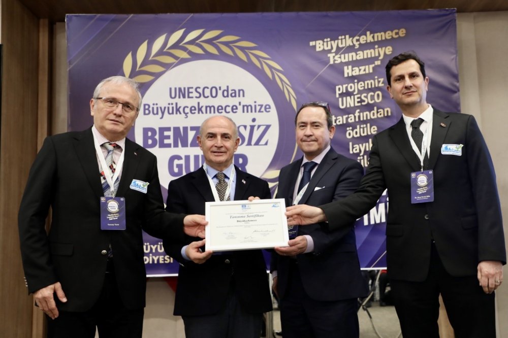 UNESCO'dan Büyükçekmece'ye 'Tsunamiye Hazır Kent Sertifikası'