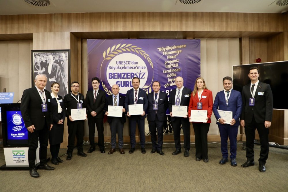 UNESCO'dan Büyükçekmece'ye 'Tsunamiye Hazır Kent Sertifikası'