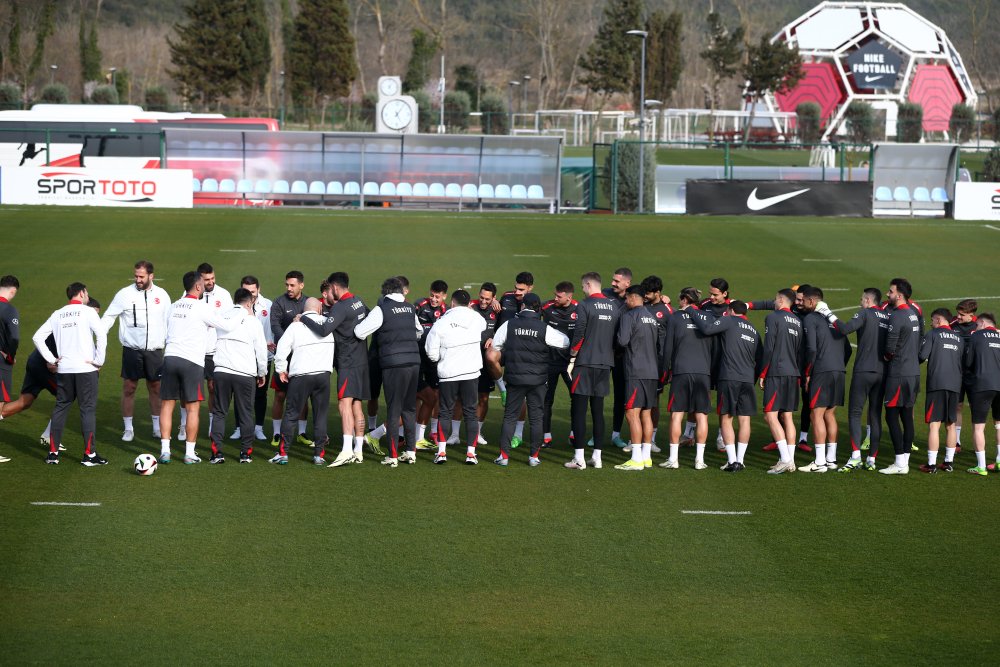 A Milli Futbol Takımı hazırlıklarına devam etti
