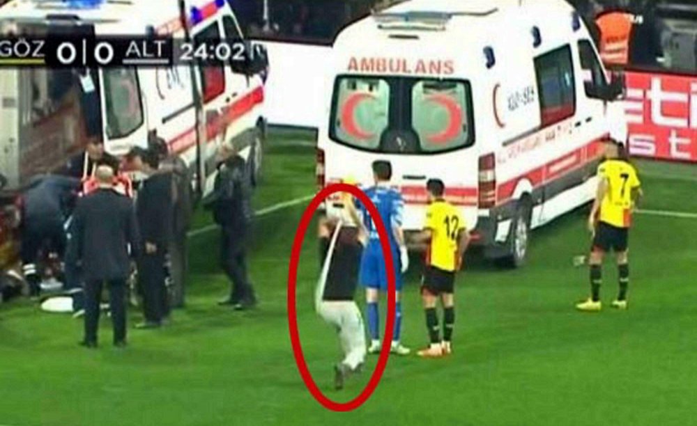 Derbide kafasına korner direğiyle vurulmuştu: Duruşmada sanıktan şikayetçi olmadı