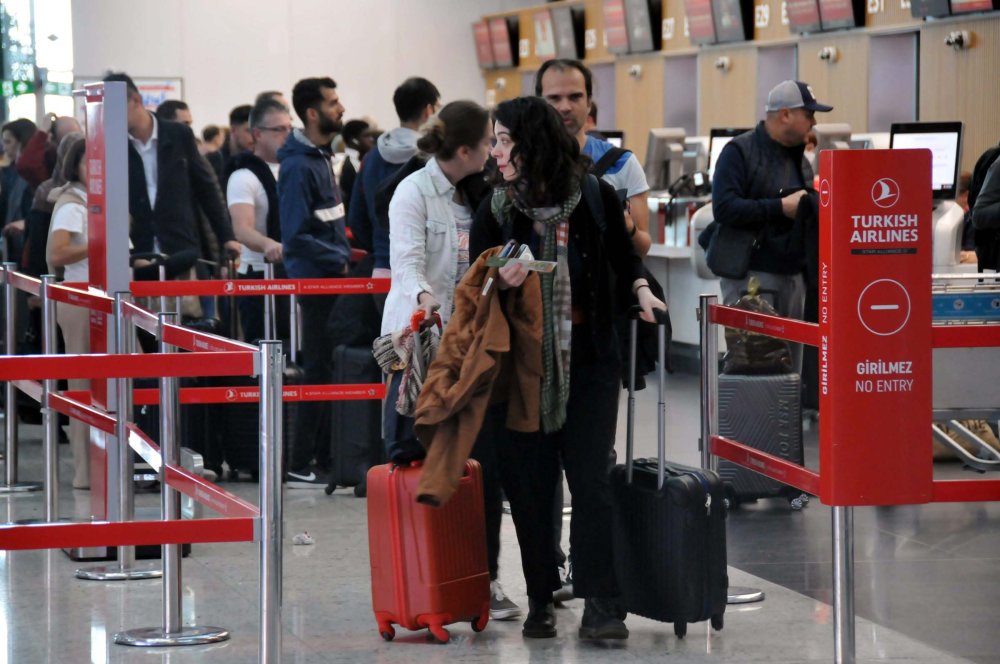 İstanbul- İstanbul Havalimanı'nda bayram yoğunluğu