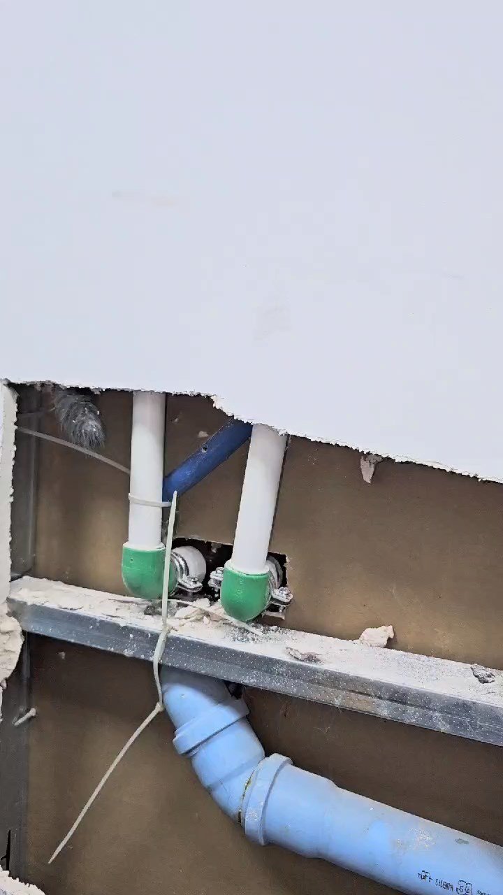 Hastanenin havalandırma boşluğuna düşen yavru kedi kurtarıldı