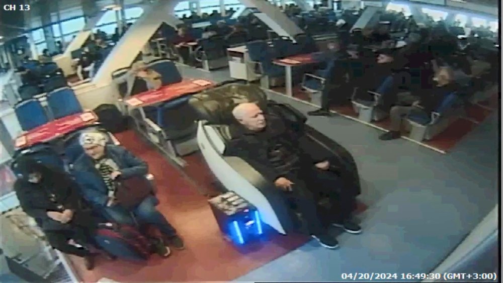 İDO feribotunda korku dolu anlardan yeni görüntüler