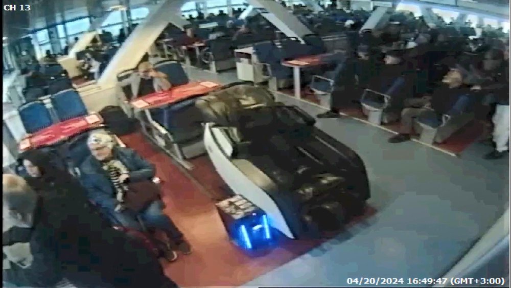 İDO feribotunda korku dolu anlardan yeni görüntüler