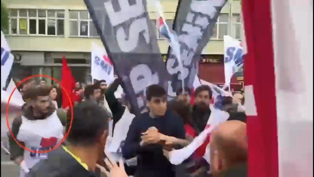 1 Mayıs’ta polise damacana ile saldırmıştı: O kadın da gözaltına alındı