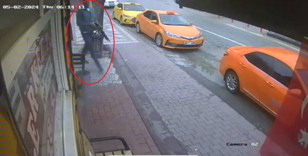 Taksi durağına pompalı tüfekli saldırı!