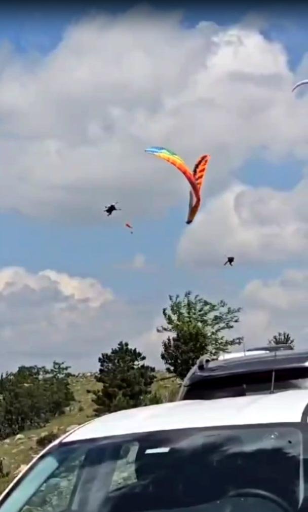 1 kişi hayatını kaybetmişti: Yamaç paraşütü kazasında yeni görüntü