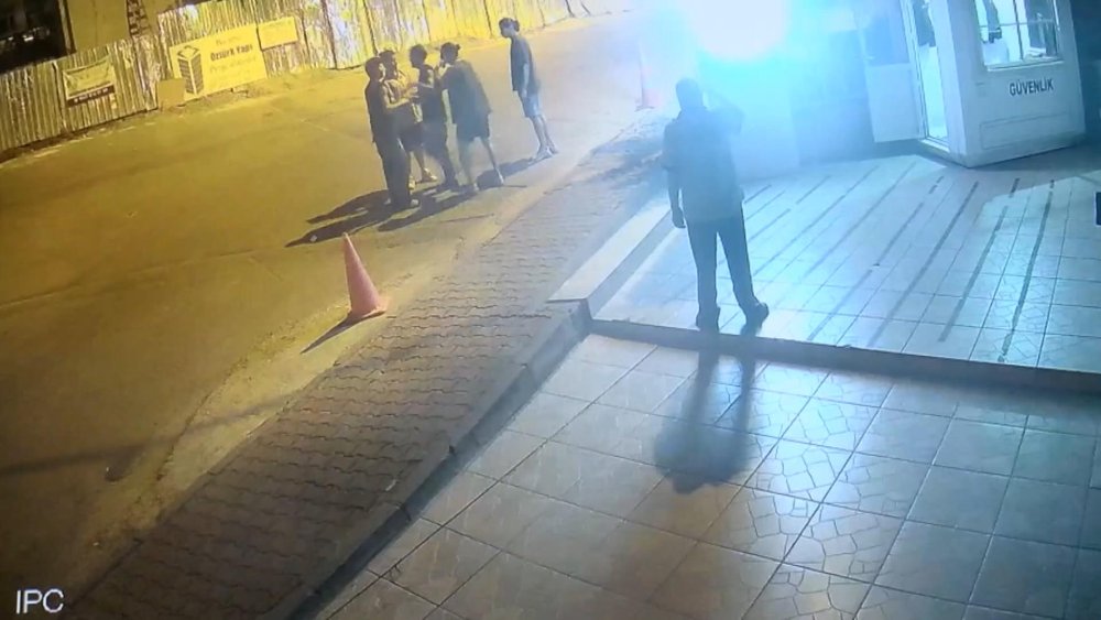 Yabancı uyruklular dehşet saçtı: Güvenlik görevlisi ile köpeğine taş ve sopayla saldırdılar