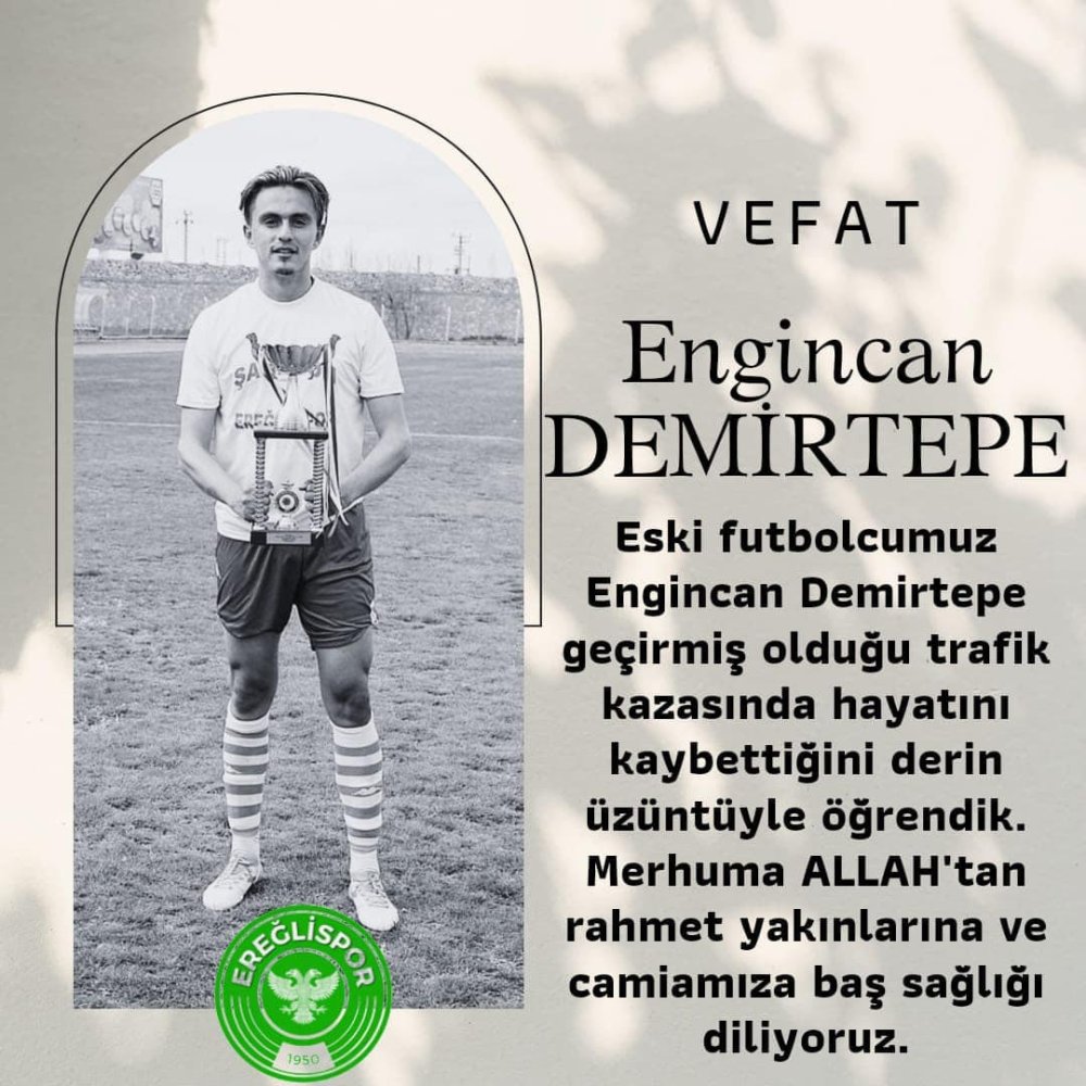 Ereğlispor'un eski futbolcusu trafik kazasında öldü!