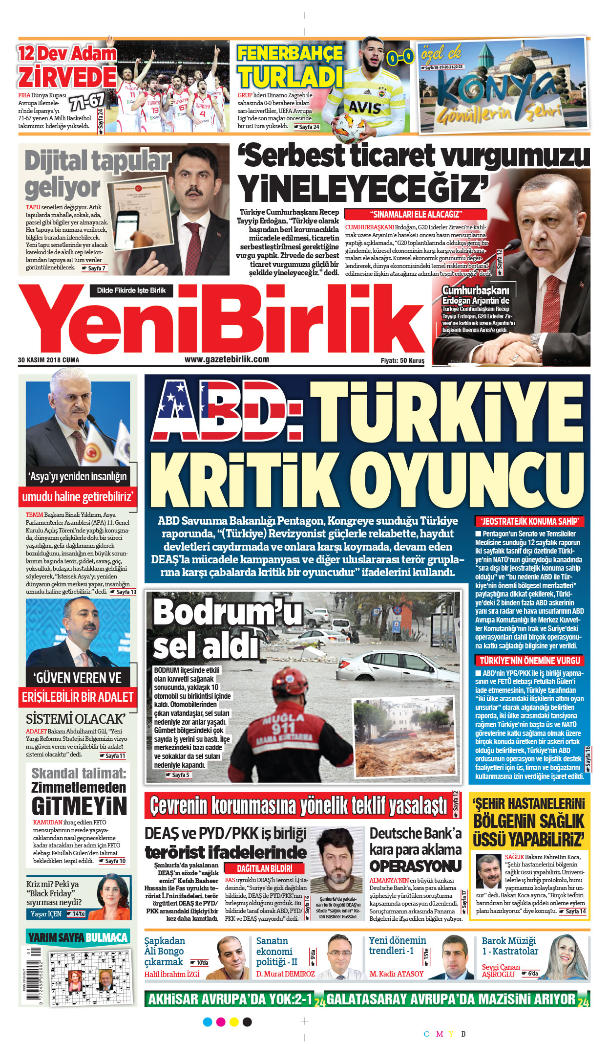 https://www.gazetebirlik.com/30 Kasım 2018