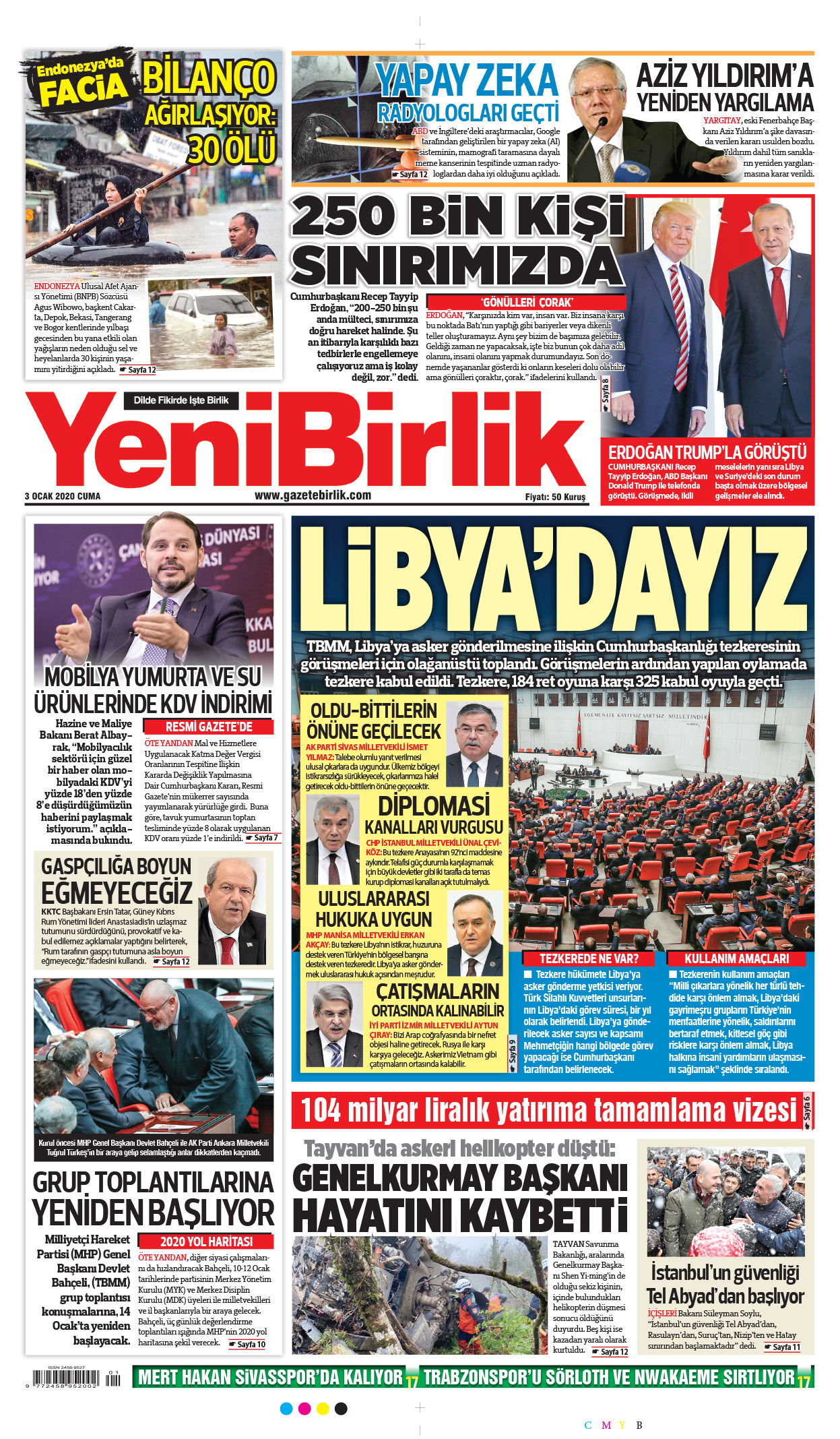 https://www.gazetebirlik.com/03 Ocak 2020