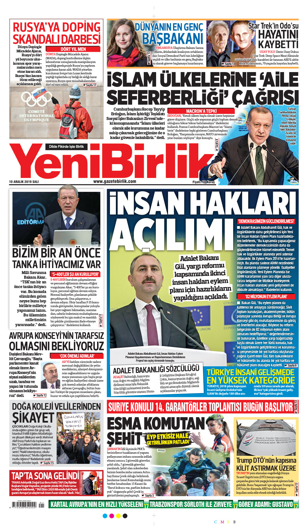 https://www.gazetebirlik.com/10 Aralık 2019