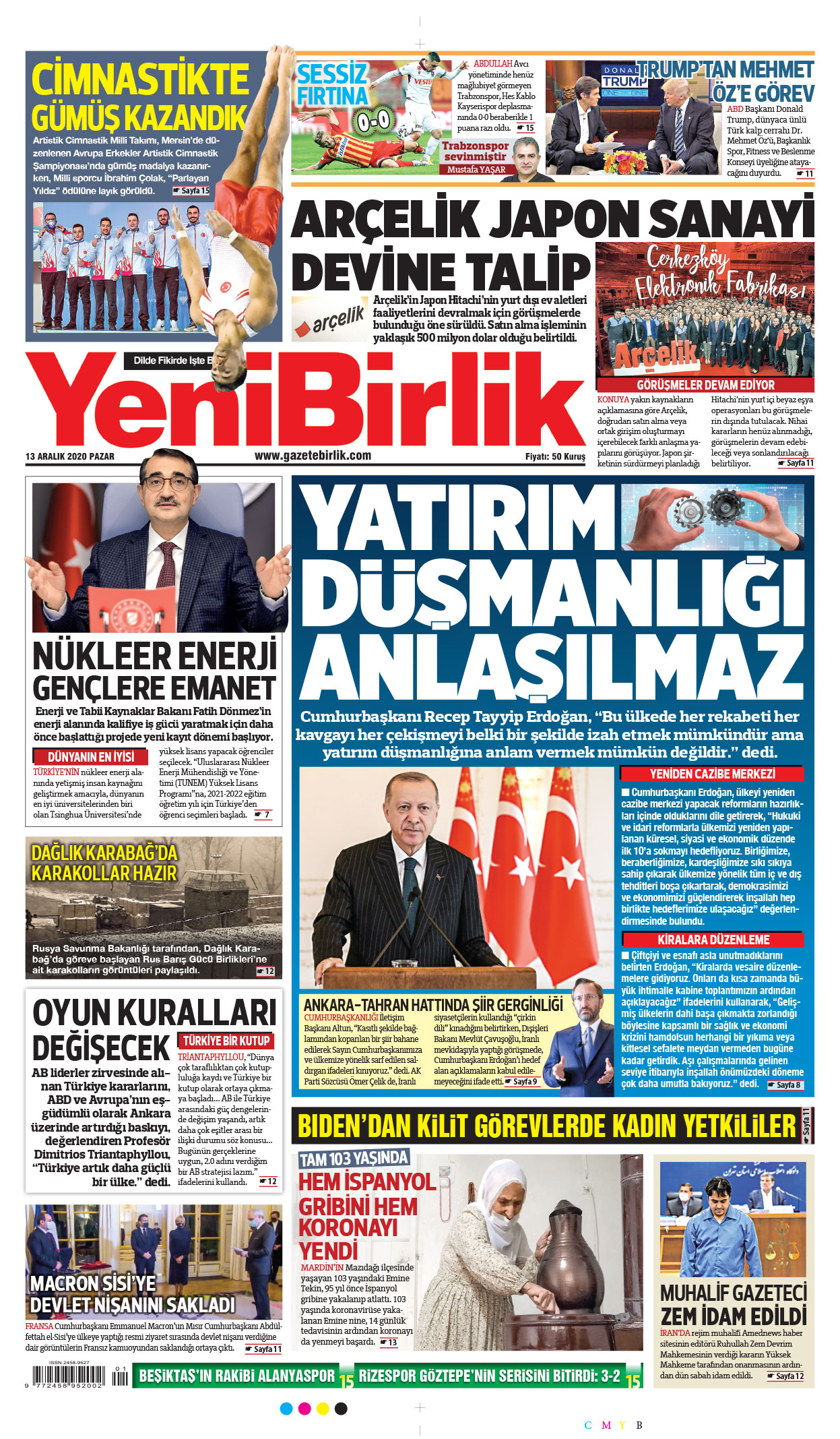 https://www.gazetebirlik.com/13 Aralık 2020