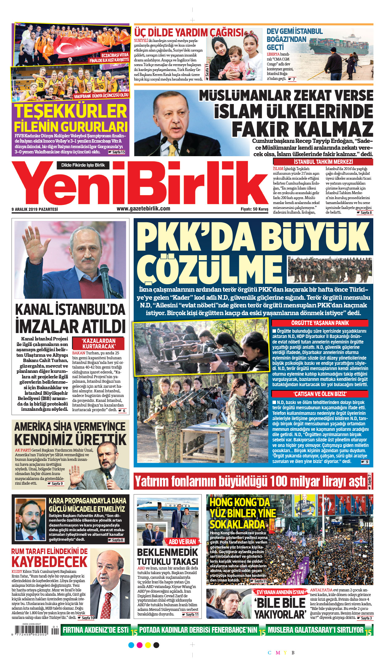 https://www.gazetebirlik.com/08 Aralık 2019