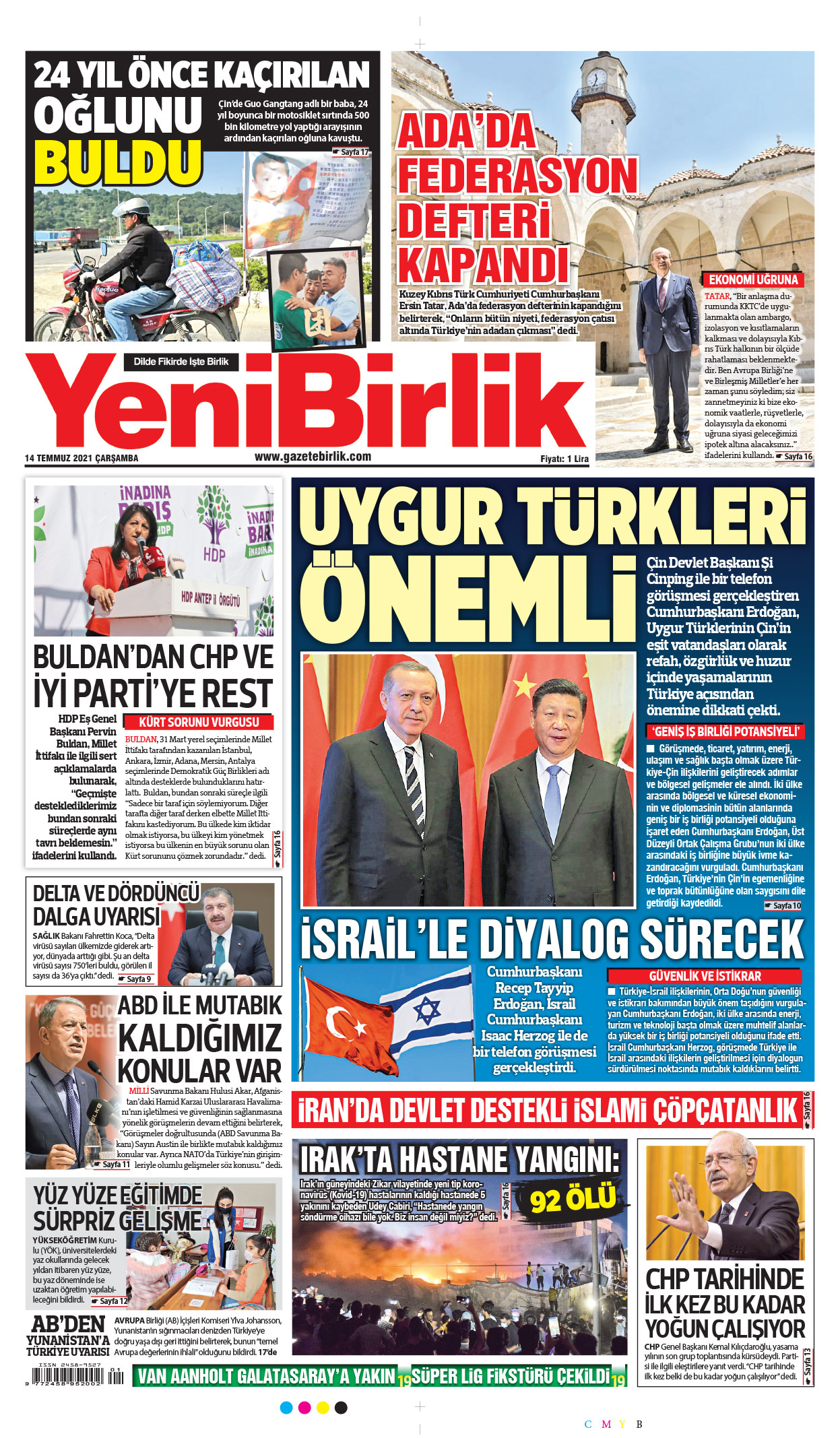 https://www.gazetebirlik.com/14 Temmuz 2021