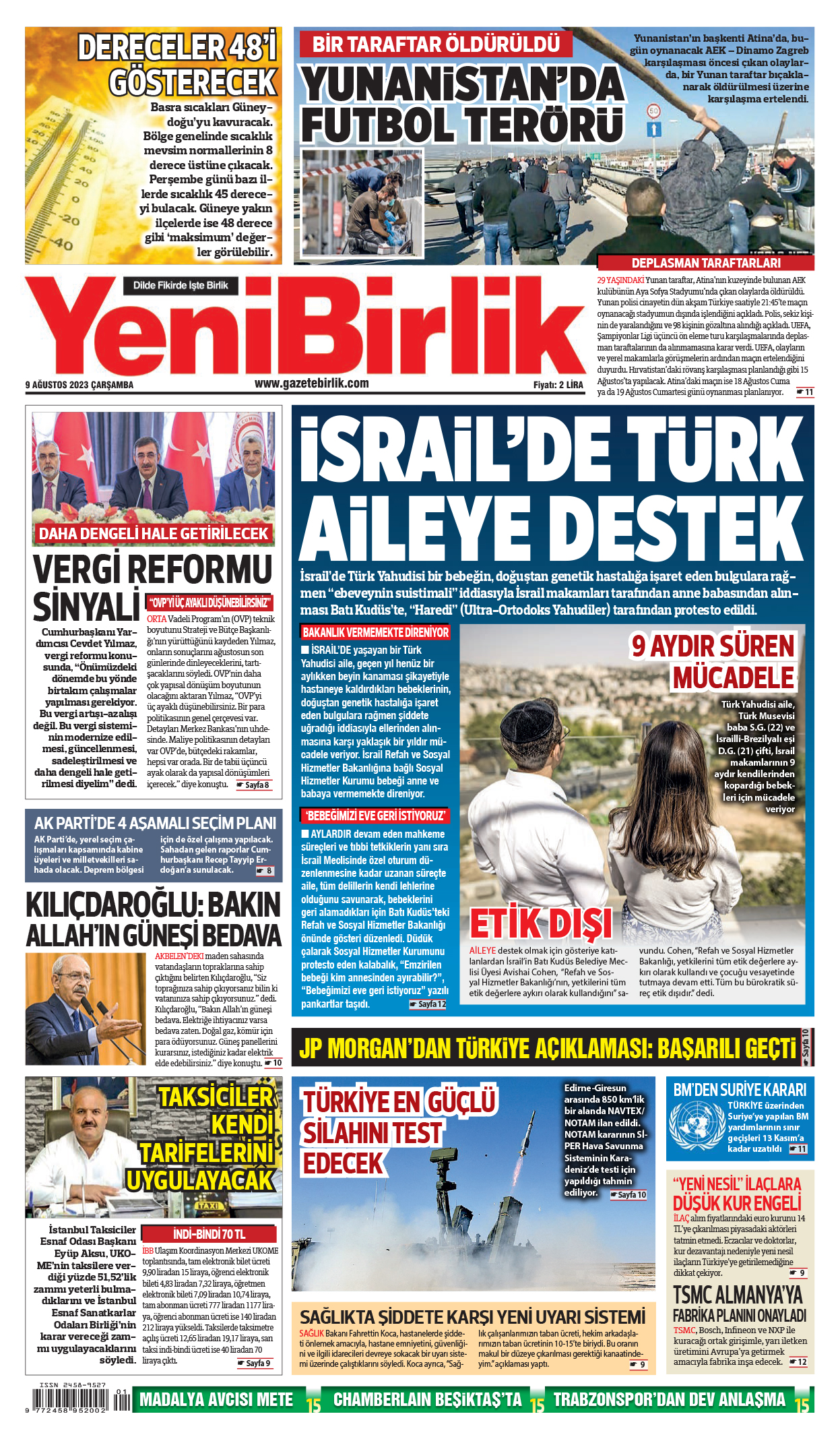 https://www.gazetebirlik.com/09 Ağustos 2023