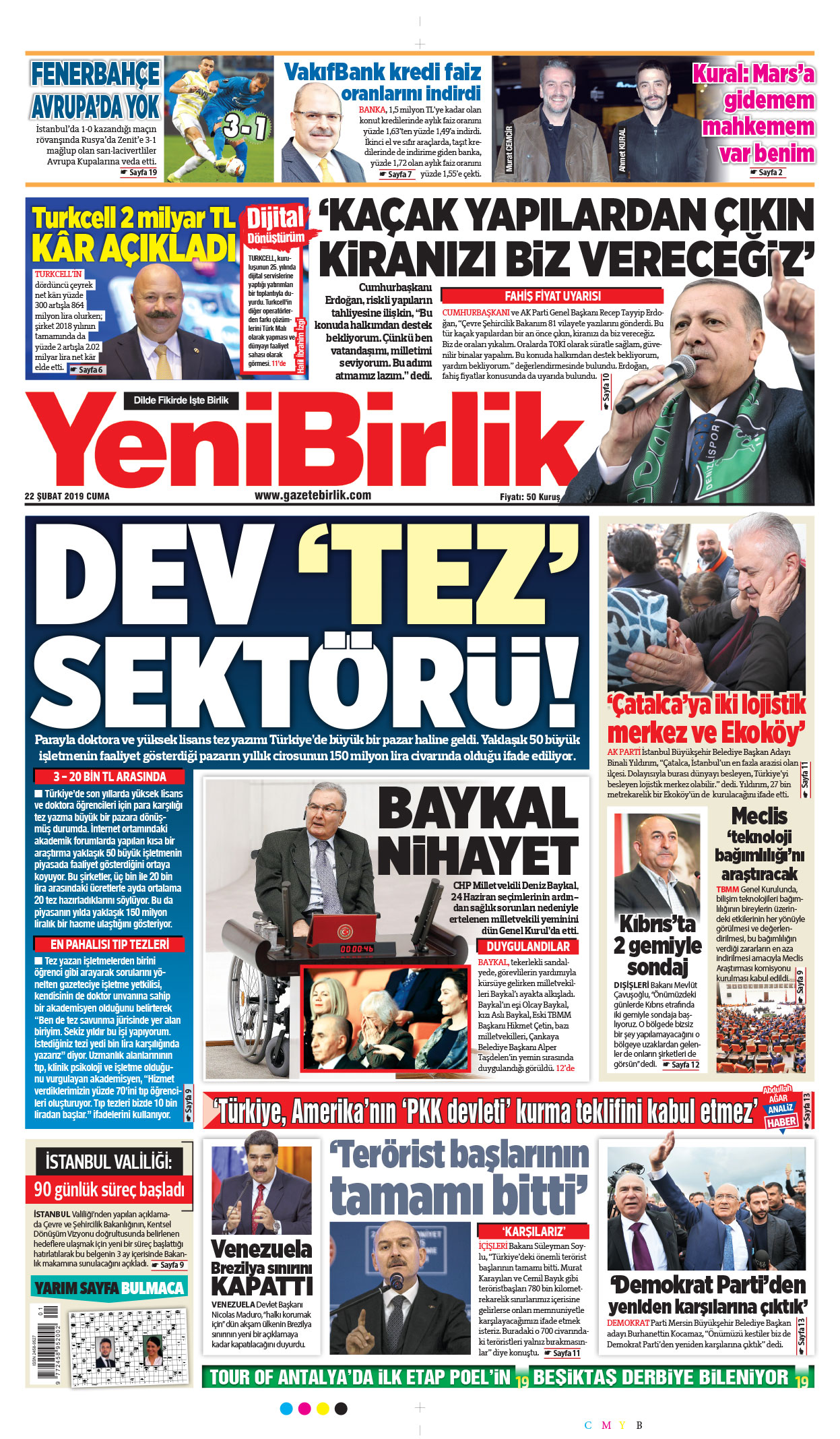 https://www.gazetebirlik.com/22 Şubat 2019