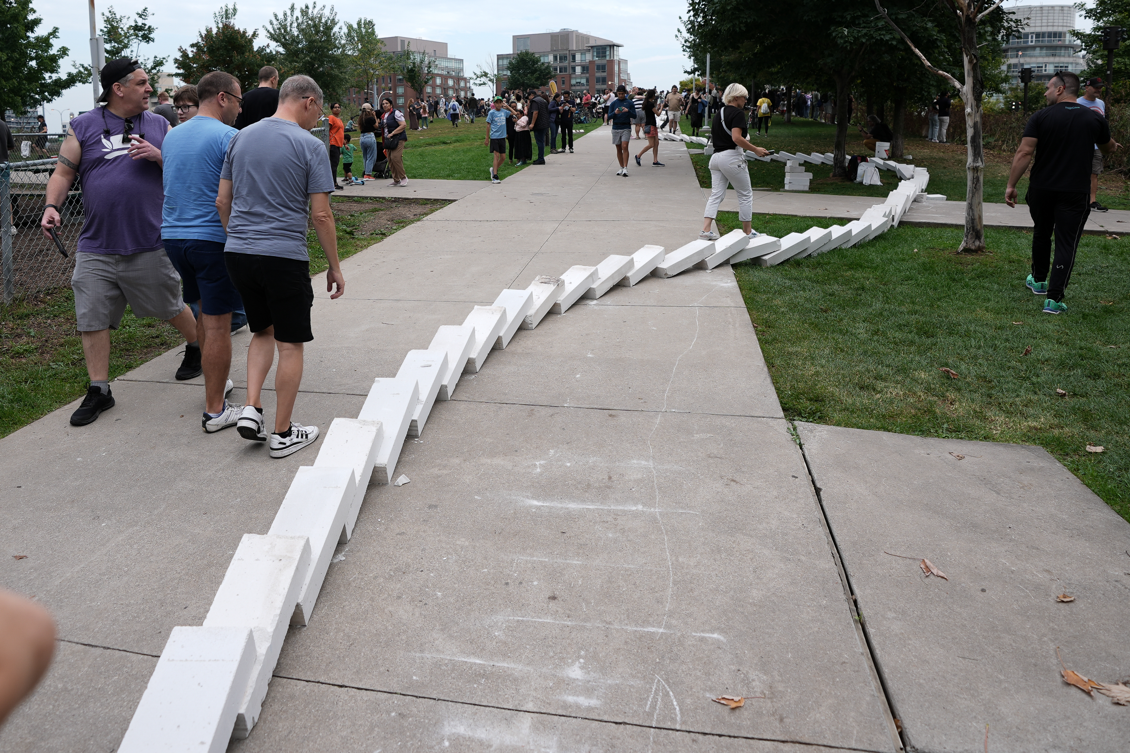 8000 Domino Taşı Toronto’da devrildi 6