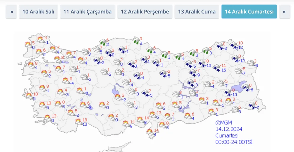 Sıcaklıklar 13 derece birden düşecek 20 ilde kar yağışı etkili olacak 14