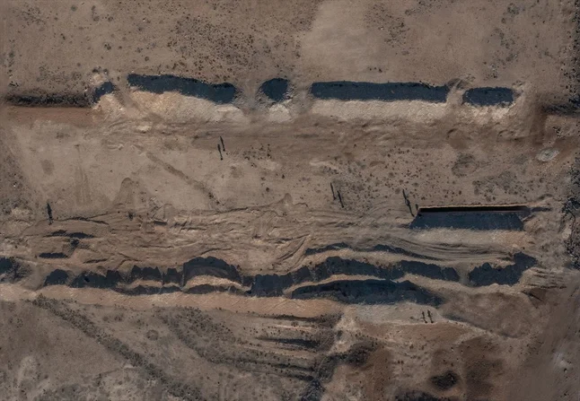 Şam'da toplu mezar olduğu iddia edilen alan görüntülendi 2