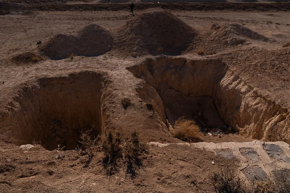Şam'da toplu mezar olduğu iddia edilen alan görüntülendi 8