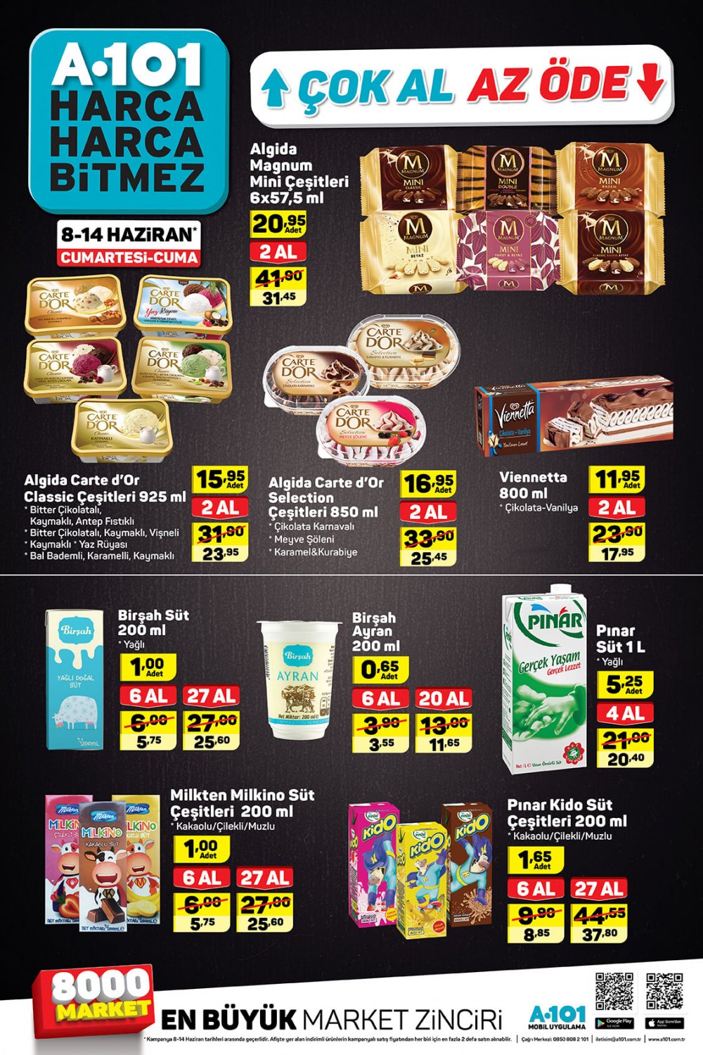 A101 8-14 Haziran Aktüel İndirim Katalogu