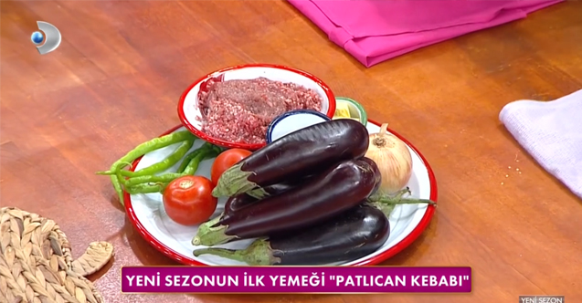 gelinim mutfakta Patlıcan kebabı 