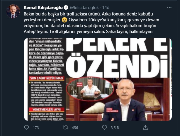 yeni şafak kemal kılıçdaroğlu