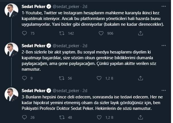 sedat peker