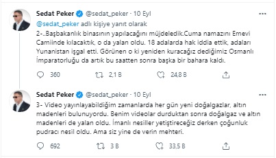 sedat peker twitter