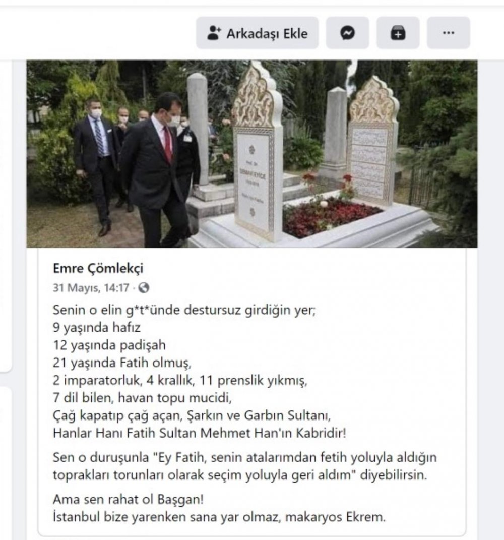 ekrem imamoğlu küfür