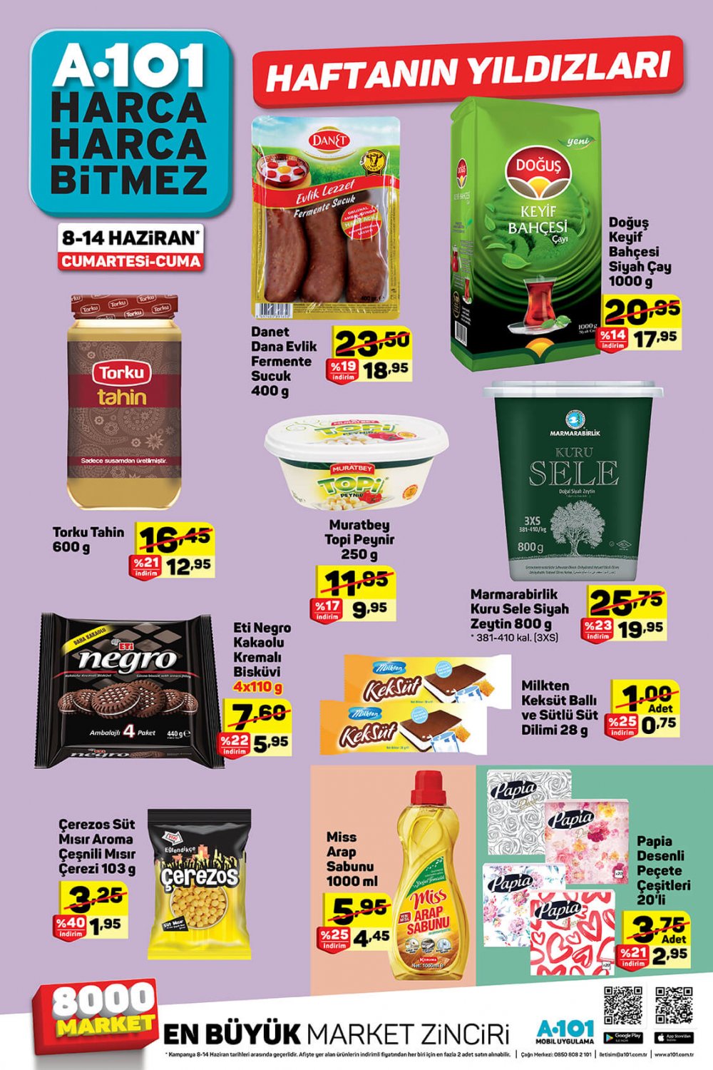 A101 8-14 Haziran Aktüel İndirim Katalogu