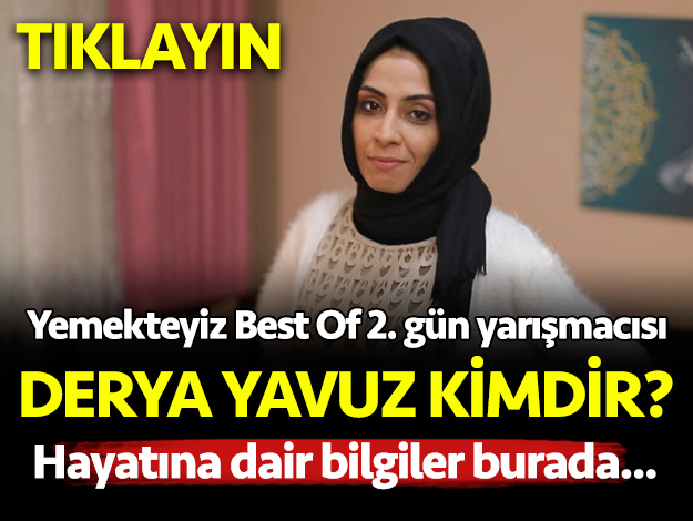 derya yavuz yemekteyiz