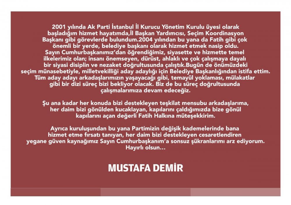 mustafa demir