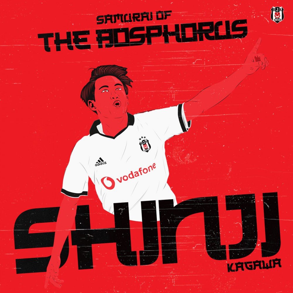 shinji kagawa beşiktaş boğazın samurayı